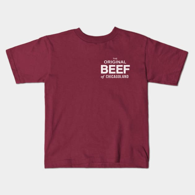 ORIGINAL BEEF Kids T-Shirt by Clobberbox